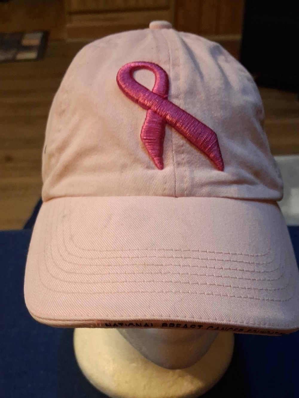 Pink Breast Cancer Awareness Ribbon Baseball Cap - Women Accessories